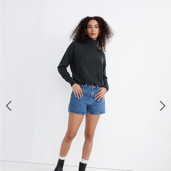 NWT Madewell Cashmere Turtleneck Pullover Sweater-Small - Picture 2 of 11